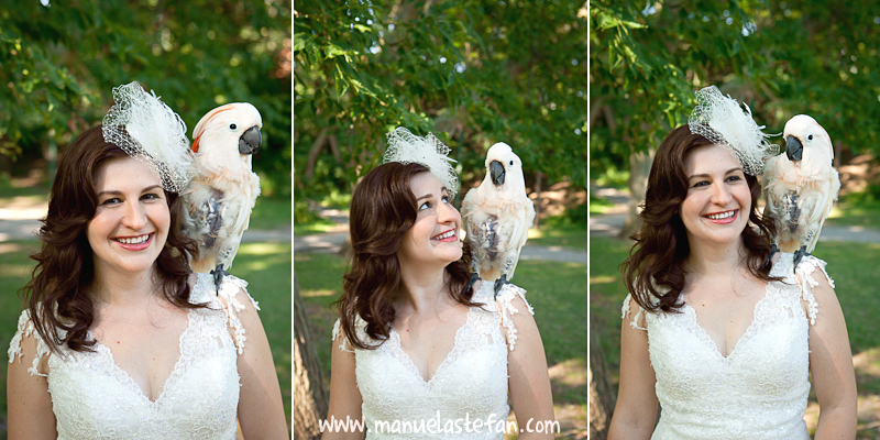 Bride with parrott 01 Bride with parrott 01
