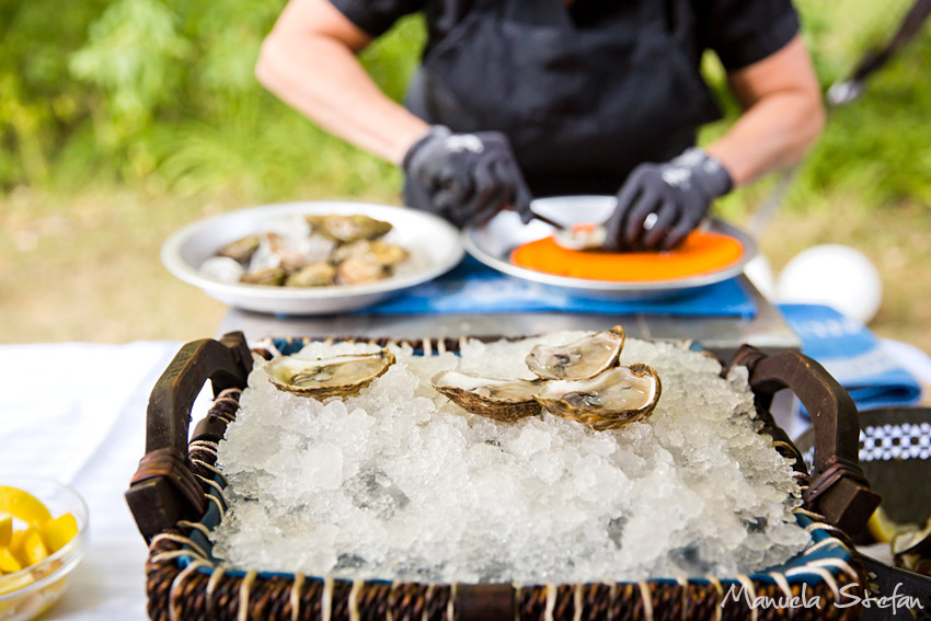 Wedding oyster bar