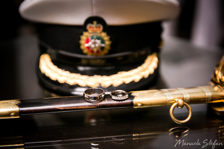 Royal Canadian Navy wedding Toronto